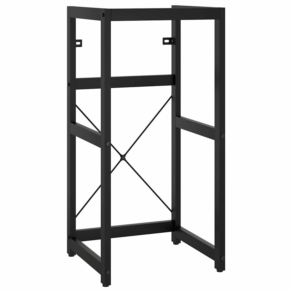 Vidaxl wastafelframe 40x38x83 cm ijzer zwart