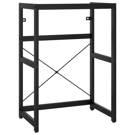 Vidaxl wastafelframe 59x38x83 cm ijzer zwart