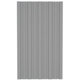 VidaXL roof panels 12 st 80x45 cm galvanized steel gray