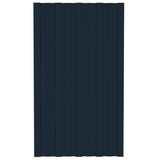 Vidaxl dakpanelen 36 st 80x45 cm gegalvaniseerd staal antracietkleurig