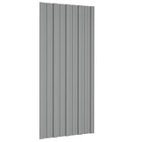 Vidaxl dakpanelen 12 st 100x45 cm gegalvaniseerd staal grijs