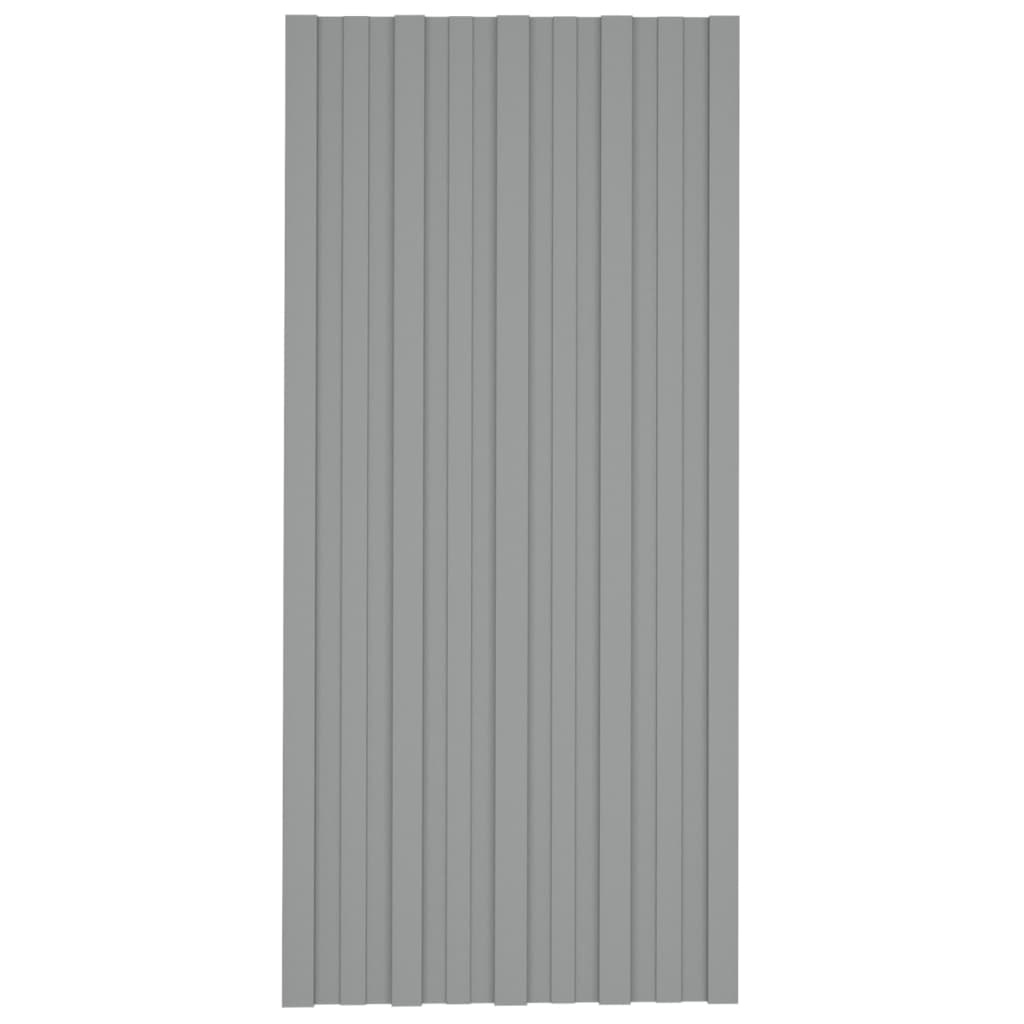 Střešní panely Vidaxl 36 ST 100x45 cm Galvanizovaná ocel šedá