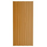 Pannelli del tetto Vidaxl 12 ST 100x45 cm in legno leggero in acciaio zincato