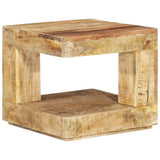 Vidaxl salontafel 45x45x40 cm massief mangohout