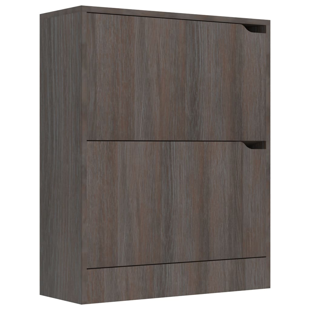 Vidaxl Shoe cabinet 2 doors 59x24x74 cm Properted Wood Sonoma Oak