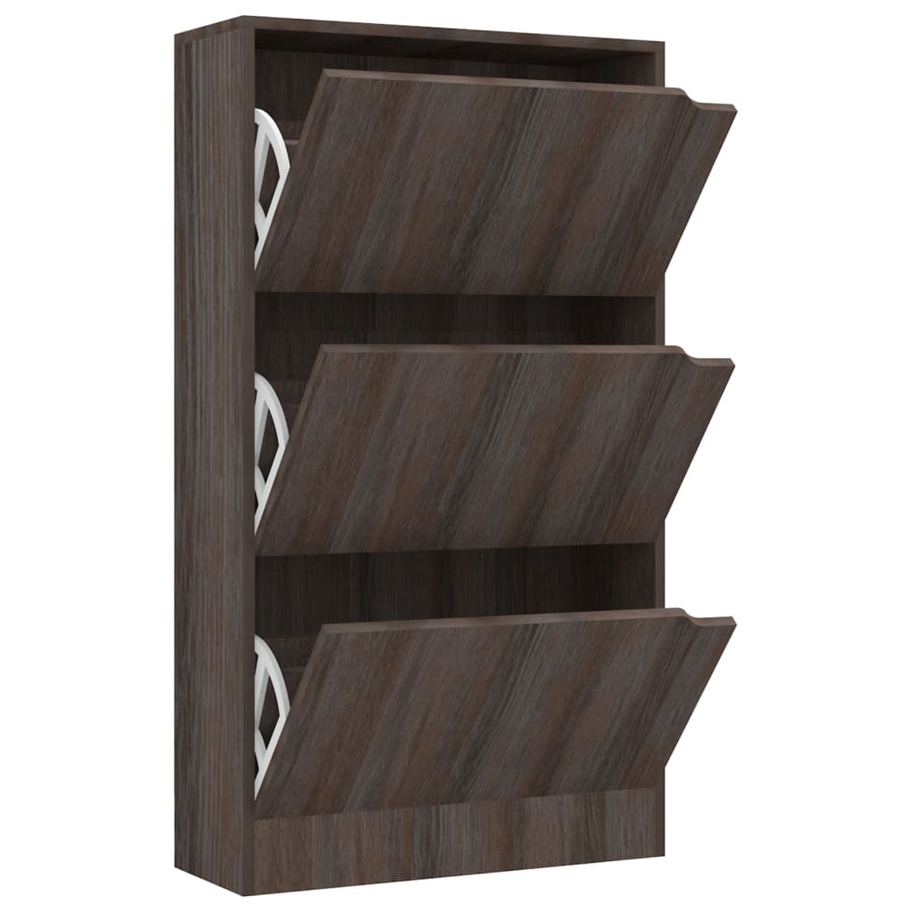 Vidaxl Schong Cabinet 3 Dieren 59x24x105 cm veraarbechte Holz Sonoma Oaka oak