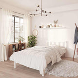Vidaxl bedframe massief grenenhout wit 90x200 cm