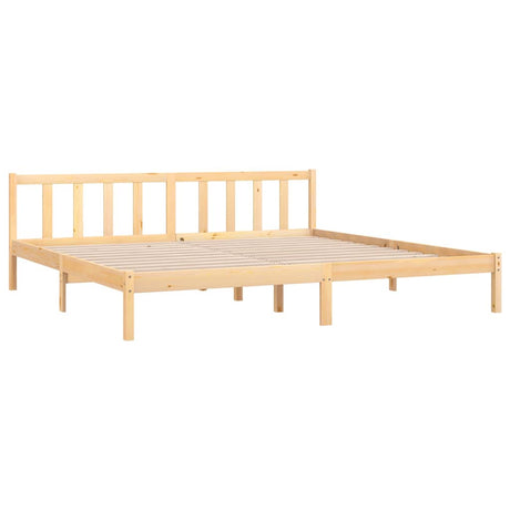 Vidaxl bedframe massief grenenhout 180x200 cm
