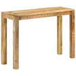 Vidaxl wandtafel 110x35x76 cm ruw mangohout