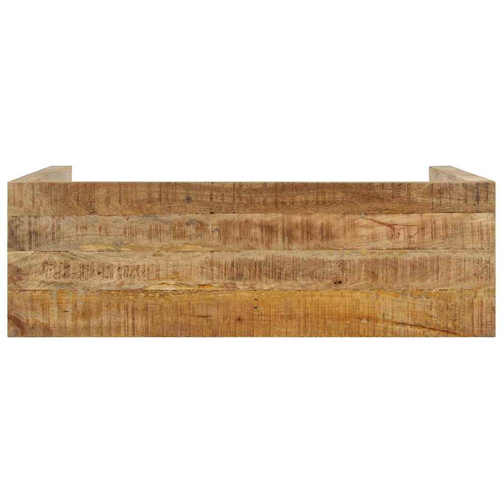Vidaxl wandtafel 110x35x76 cm ruw mangohout