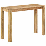 Vidaxl wandtafel 110x35x76 cm ruw mangohout