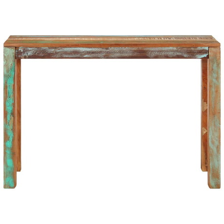 Vidaxl wandtafel 110x35x76 cm massief gerecycled hout