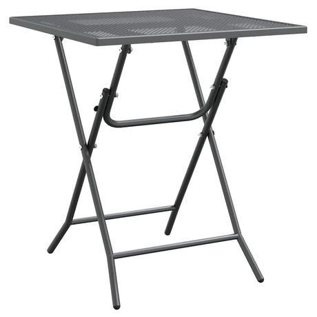 Vidaxl tuintafel 60x60x72 cm metaalgaas antracietkleurig