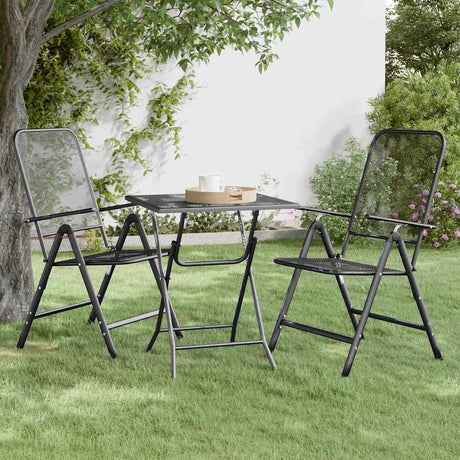 Vidaxl tuintafel 60x60x72 cm metaalgaas antracietkleurig