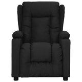 Vidaxl fauteuil verstelbaar stof zwart