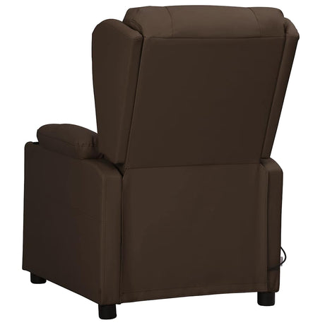 Vidaxl massagestoel kunstleer bruin
