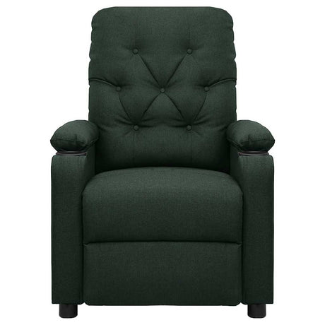 Vidaxl massagestoel stof donkergroen