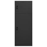 Vidaxl zadelkast 53x53x140 cm staal antracietkleurig