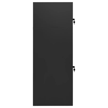 Vidaxl zadelkast 53x53x140 cm staal antracietkleurig