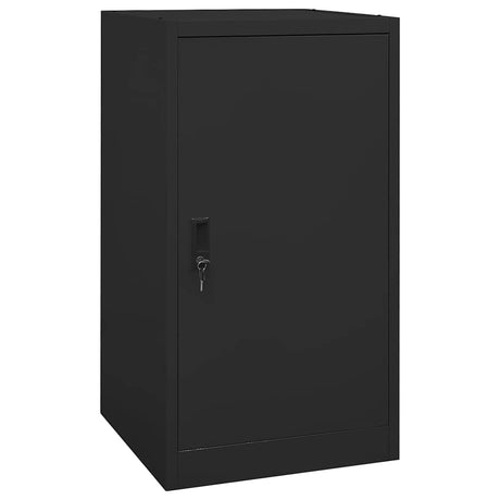 Vidaxl zadelkast 53x53x105 cm staal zwart