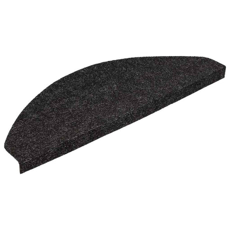 Vidaxl trapmatten zelfklevend 15 st 56x17x3 cm zwart