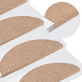 Vidaxl Scale autoadesivo 15 St 65x22.5x3,5 cm beige