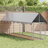 Vidaxl hondenkennel voor buiten met dak 400x100x150 cm