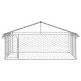 Vidaxl hundkennel med tak 300x300x150 cm