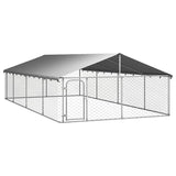 Vidaxl hundkennel för utanför med tak 600x300x150 cm