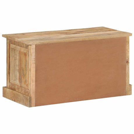 Vidaxl schoenenopbergbank 85x40x45 cm massief mangohout