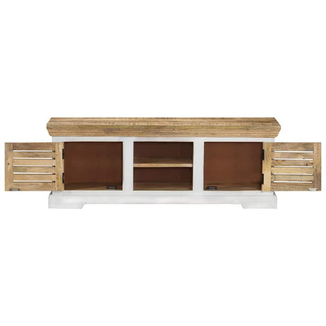 Vidaxl tv-meubel 110x30x40 cm massief mangohout