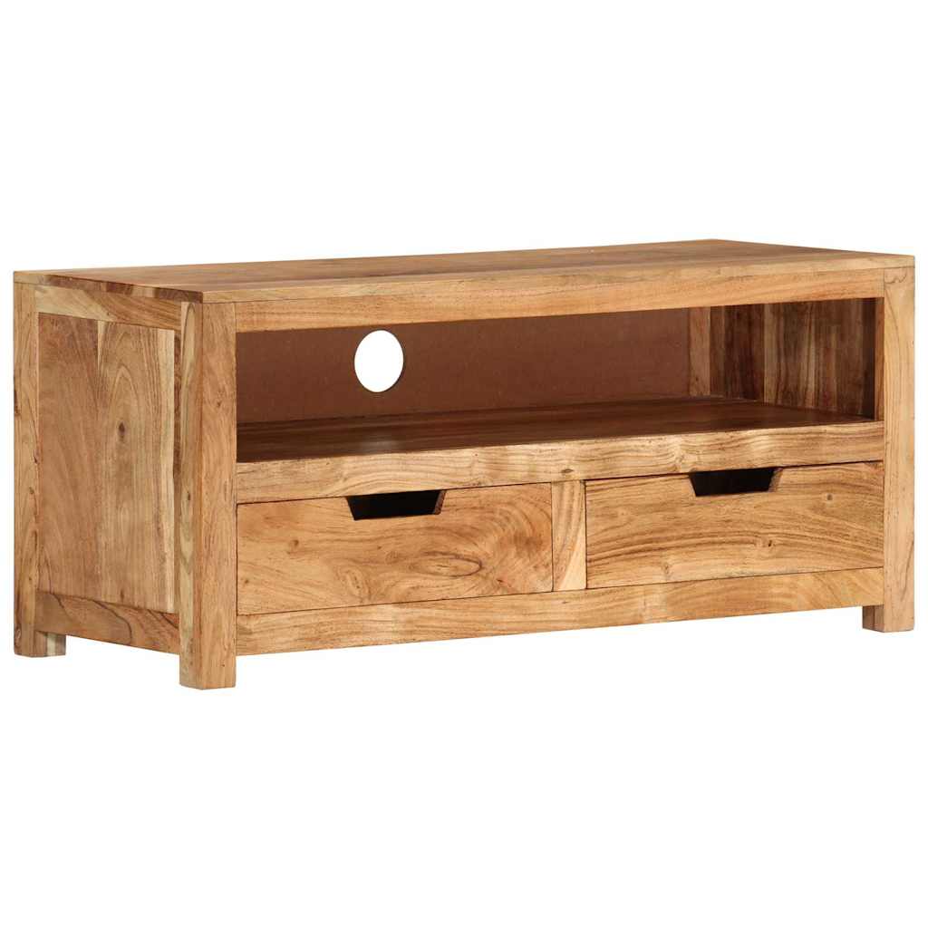 Vidaxl tv-meubel 88x35x40 cm massief acaciahout