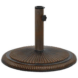 Vidaxl parasolvoet 45x45x30 cm gietijzer bronskleurig