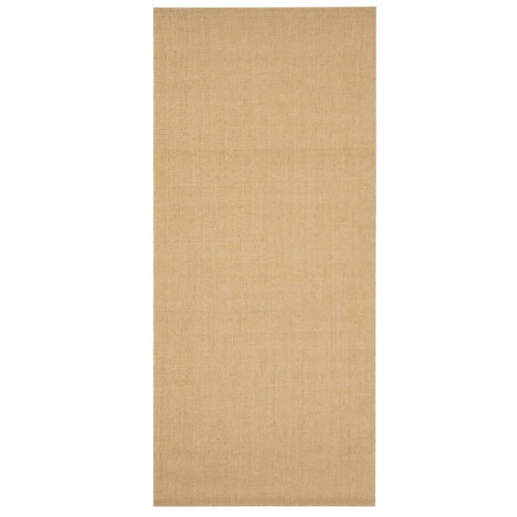 Vidaxl -mattan 66x150 cm naturlig sisal