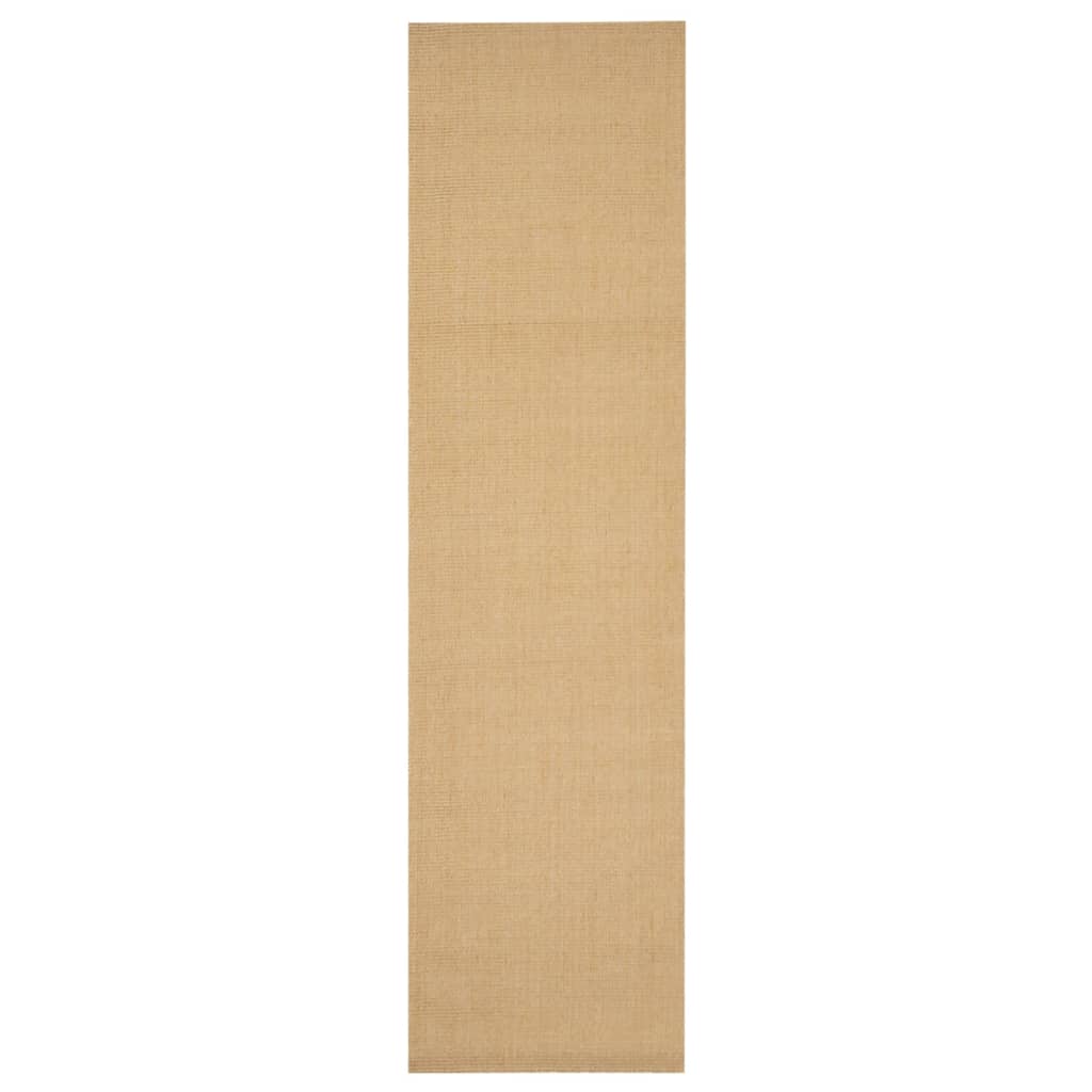 Vidaxl -mattan 66x250 cm naturlig sisal