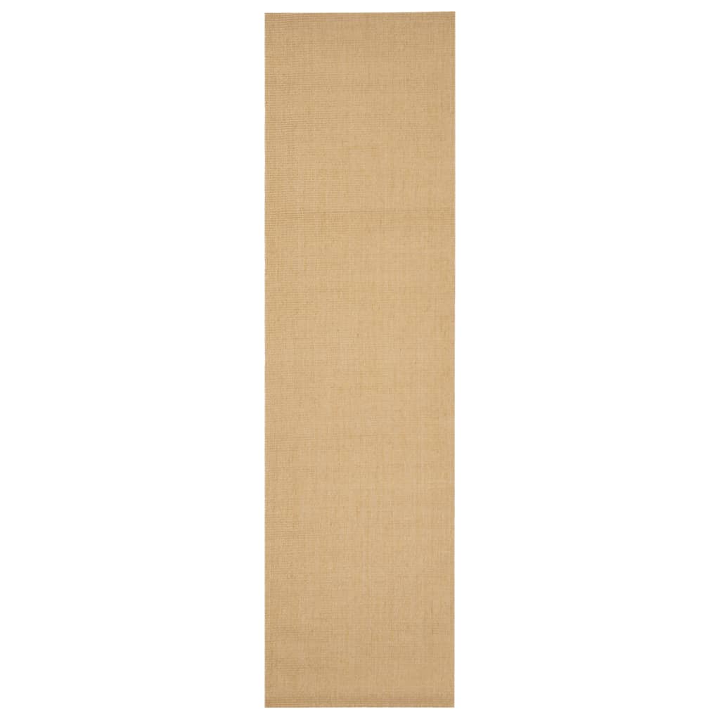 Vidaxl -mattan 80x300 cm naturlig sisal