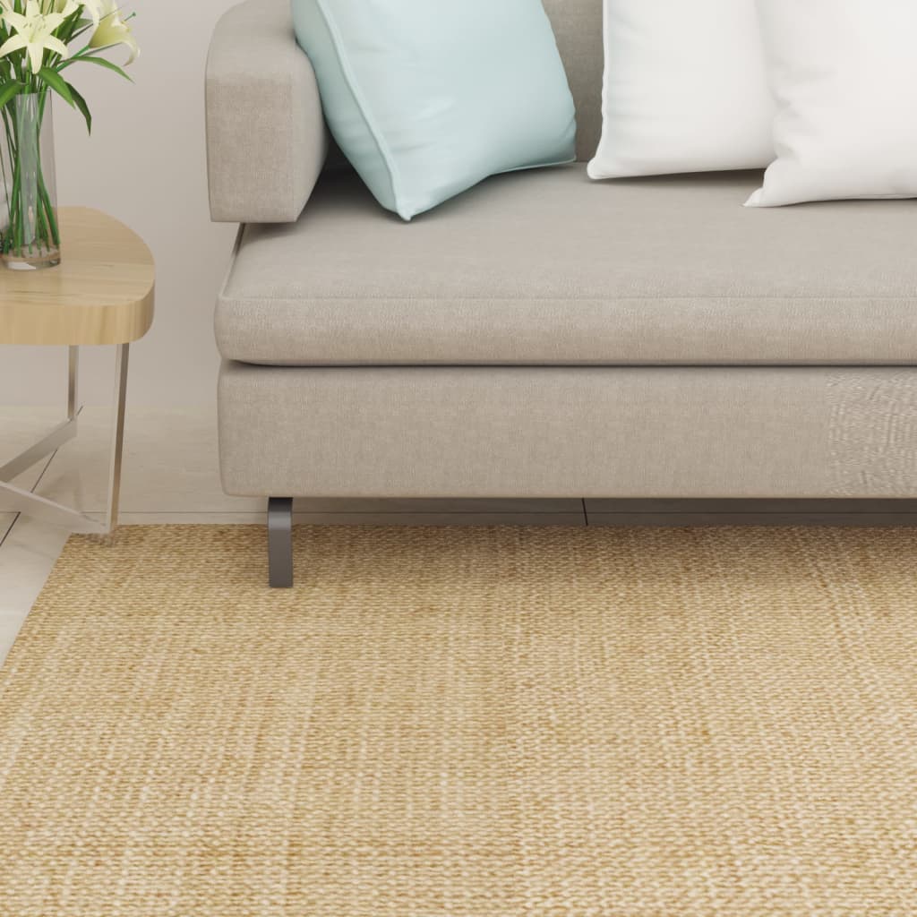 Vidaxl Rug 100x100 cm Sisal natural