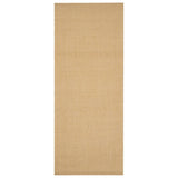 Vidaxl matta 100x250 cm naturlig sisal