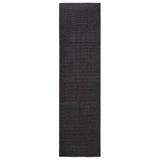 Vidaxl vloerkleed 80x300 cm natuurlijk sisal zwart