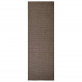 Vidaxl vloerkleed 66x200 cm natuurlijk sisal bruin