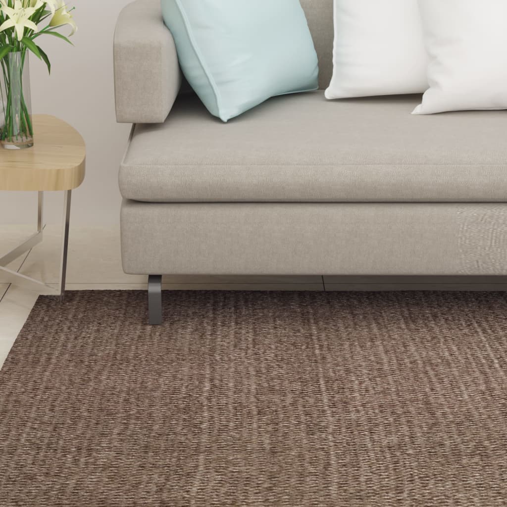 Vidaxl -mattan 66x200 cm Natural Sisal Brown