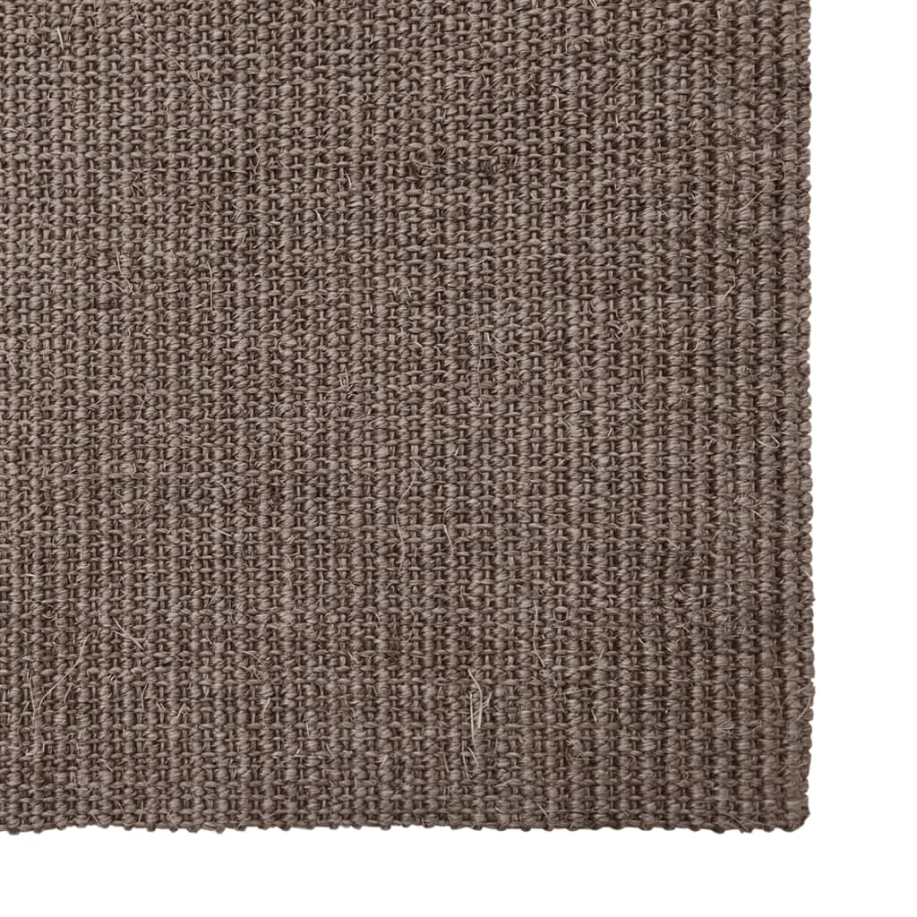 Vidaxl -mattan 66x250 cm naturlig sisal brun