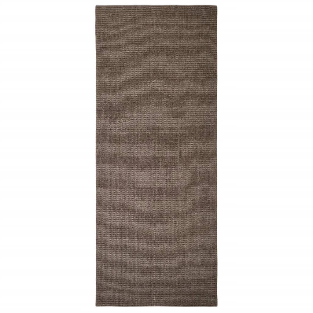 Vidaxl -mattan 80x200 cm Natural Sisal Brown