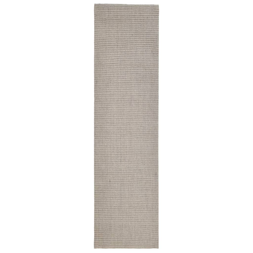 Vidaxl -mattan 66x250 cm naturlig sisal sandfärgad