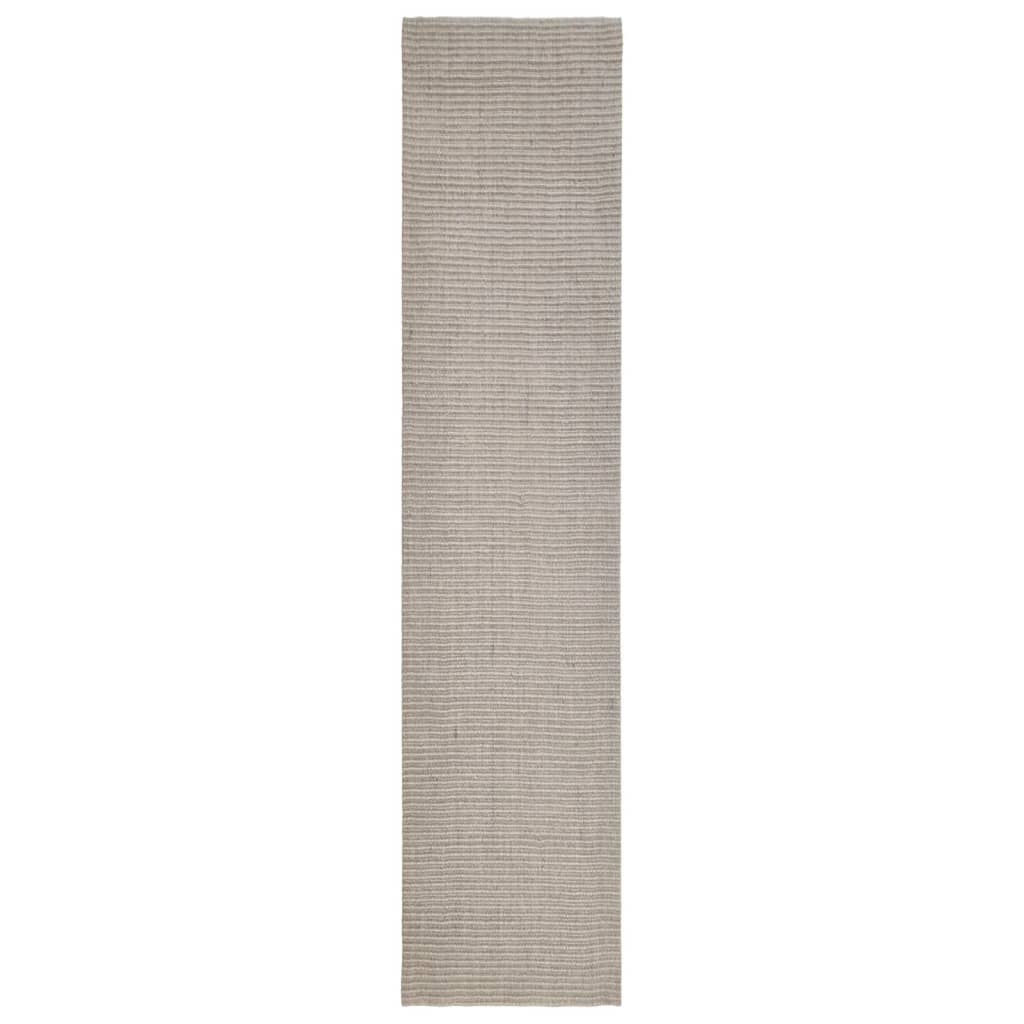 Vidaxl -mattan 66x300 cm naturlig sisal sand -färgad