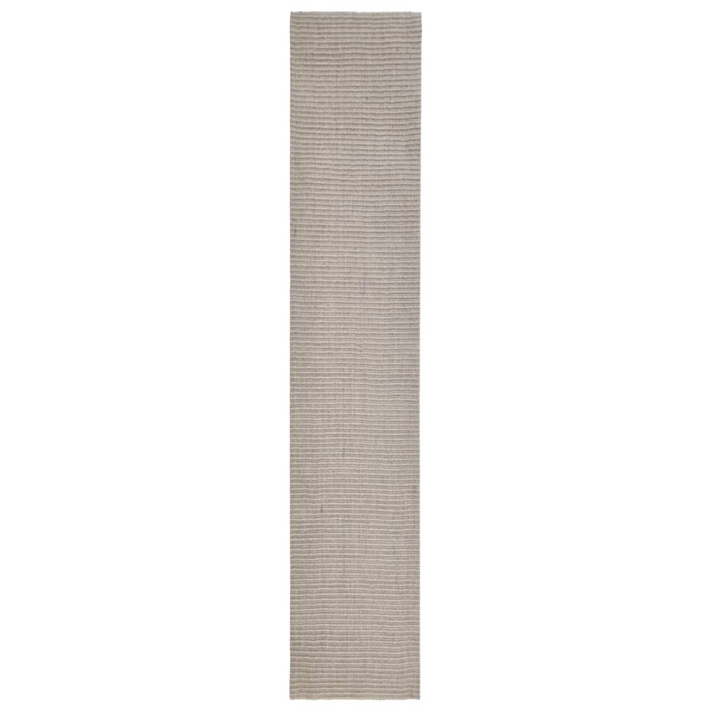 Vidaxl -mattan 66x350 cm naturlig sisal sandfärgad