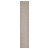 Vidaxl -mattan 66x350 cm naturlig sisal sandfärgad