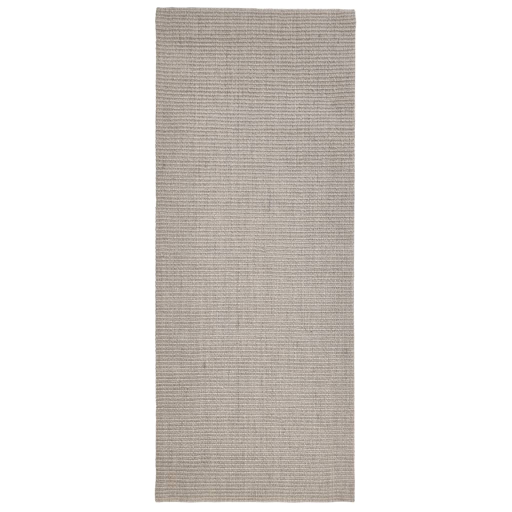 Vidaxl -mattan 80x200 cm naturlig sisal sandfärgad