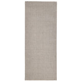 Vidaxl -mattan 80x200 cm naturlig sisal sandfärgad