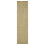 Vidaxl tappeto 66x250 cm Verde di sisal naturale